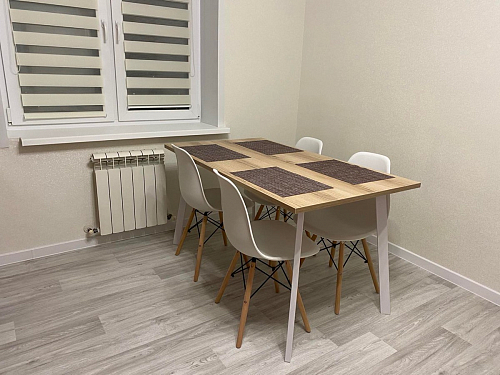 Стол Тринити Лофт 120 25 мм черный матовый / юта фото покупателя 40