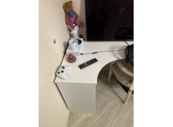 Письменный стол СПм-25 левый белый  - Уцененный экземпляр фото покупателя 29