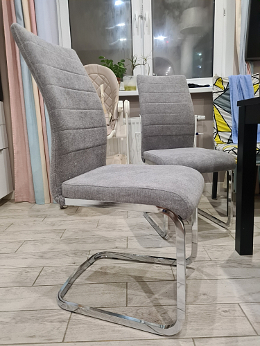 Стул Basit light grey fabric фото покупателя 9