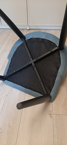 Стул на металлокаркасе Kora light blue / white фото покупателя 401