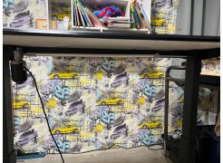 Компьютерный стол Маркос 140х80 зеленый / черный фото покупателя 50