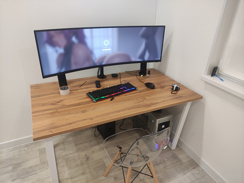 Стол раскладной Лота Лофт 120 25 мм юта / черный матовый фото покупателя 718