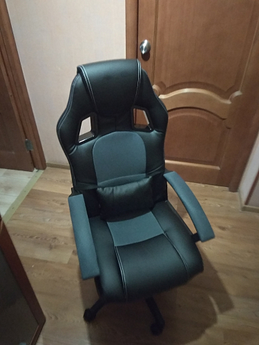 Кресло компьютерное Driver черный / оранжевый фото покупателя 1