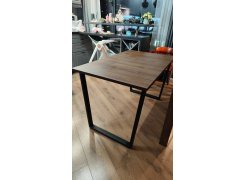 Деревянный стол Лота Лофт 120(160)х75 черный матовый / бетон светлый фото покупателя 15