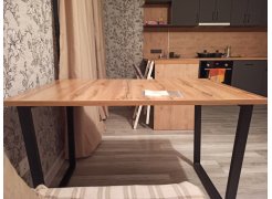 Стол Лота Лофт 140 25 мм юта / белый матовый фото покупателя 134