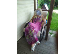 Кресло-качалка Венето ткань шоколад фото покупателя 1