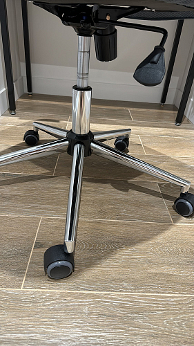 Компьютерное кресло Dublin/Дублин хром / вельвет серый фото покупателя 29