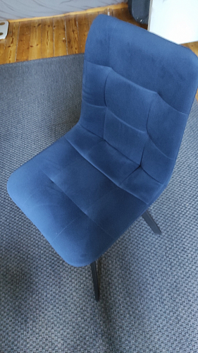 Стул на металлокаркасе Чилли К кирпичный / черный фото покупателя 423