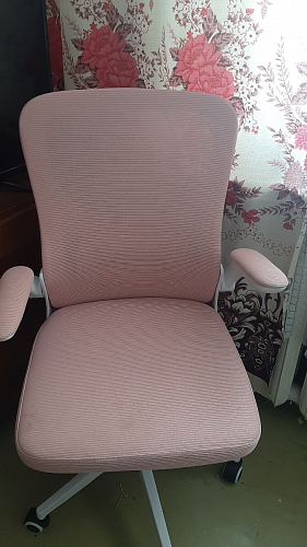 Компьютерное кресло Konfi dark gray / pink / white фото покупателя 80