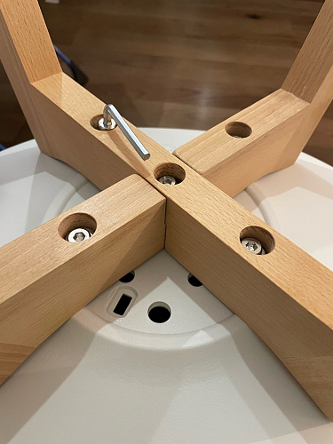 Деревянный стул Bonuss light gray / wood фото покупателя 160