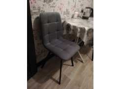 Стул на металлокаркасе Чилли черный фото покупателя 365