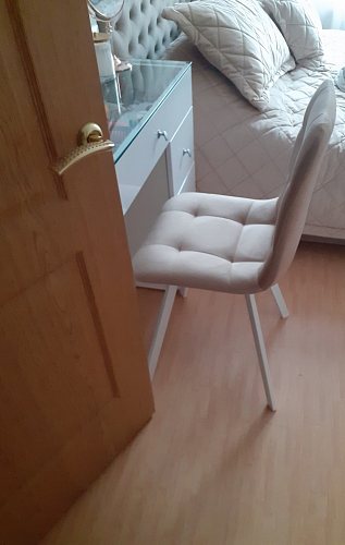 Комплект стульев Чилли 4 шт темно-серый / черный фото покупателя 150