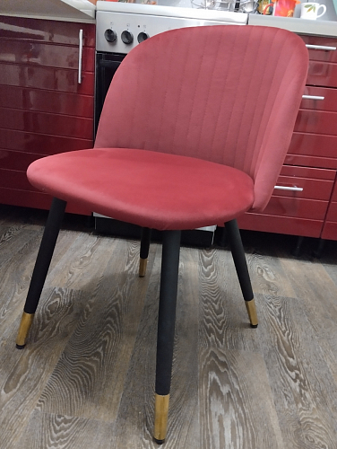 Стул на металлокаркасе Gabi-1 wine red / black фото покупателя 577