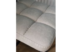 Барный стул Лофт кожзам темно-серый / черный матовый фото покупателя 163