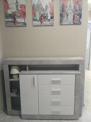 Комод Mирандa atelier / белый глянец фото покупателя 49