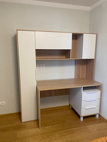 Компьютерный стол Комфорт 12.95 N дуб сонома / темно-серый фото покупателя 32