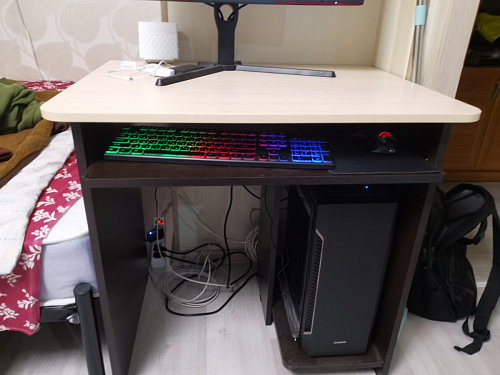 Компьютерный стол КСТ-21.1 белый фото покупателя 17