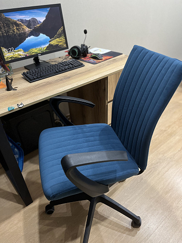 Компьютерное кресло Spark флок черный 35 фото покупателя 20