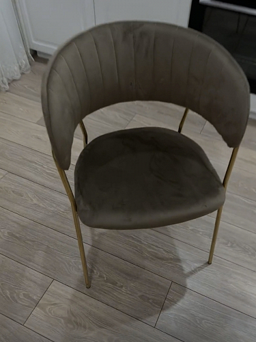 Стул на металлокаркасе Kamelia green / gold фото покупателя 21