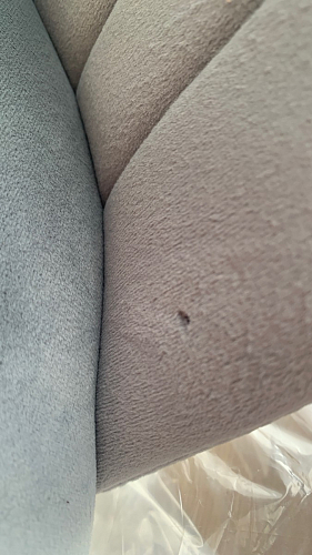 Стул на металлокаркасе Gabi 1 light blue / black / gold фото покупателя 77