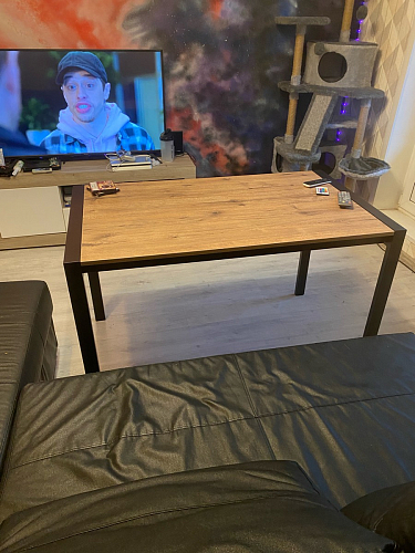 Стол Центавр бетон / графит фото покупателя 5