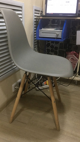Пластиковый стул Eames PC-015 желтый фото покупателя 158