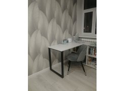 Стул на металлокаркасе Gabi blue / black фото покупателя 153