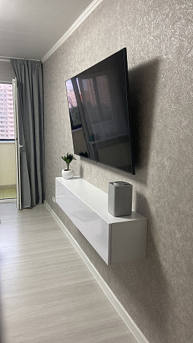 Шкаф навесной Лоук Т-3 чёрный / чёрный глянец фото покупателя 2