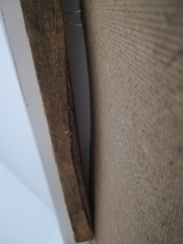 Диван Кельвин 140 коричневый микровельвет / бежевая экокожа фото покупателя 7