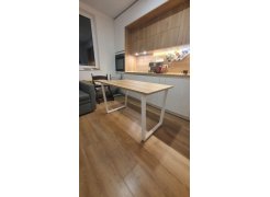 Деревянный стол Барон О 200 х 90 черная пленка шагрень / белый фото покупателя 7