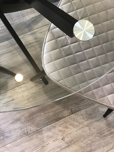 Стул на металлокаркасе Capri dark beige / white фото покупателя 117