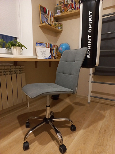 Компьютерное кресло One/Ван флок молочный 4 фото покупателя 93