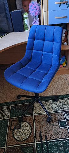 Компьютерное кресло Честер зеленый / черный фото покупателя 9