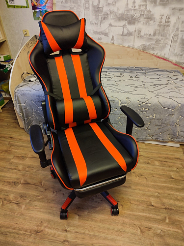 Компьютерное кресло Corvet black / red фото покупателя 15