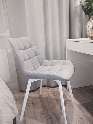 Стул на металлокаркасе Челси темно-серый 996 / черный фото покупателя 31