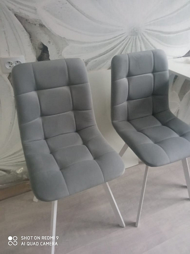 Стул на металлокаркасе Чилли бежевый / белый каркас фото покупателя 1530