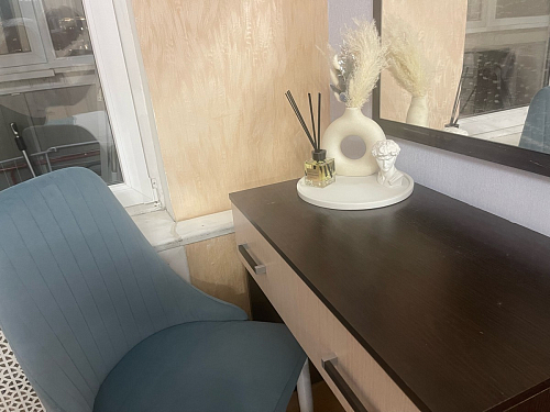 Стул на металлокаркасе Kora green / black фото покупателя 85