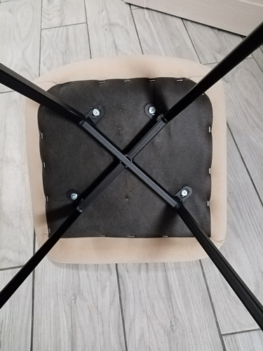 Комплект стульев Чилли 2 шт бежевый / черный фото покупателя 280