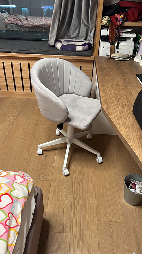 Компьютерное кресло Пард confetti silver серый / черный фото покупателя 166