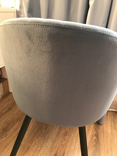 Стул на металлокаркасе Gabi 1 темно-серый / черный фото покупателя 237