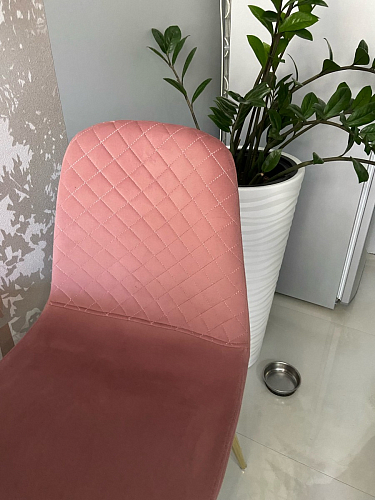 Стул на металлокаркасе Dabl wine red фото покупателя 53