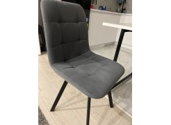 Стул на металлокаркасе Чилли горчичный / белый фото покупателя 37