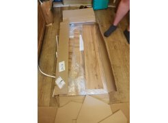 Письменный стол Леон Лофт дуб делано темный / черный матовый фото покупателя 102