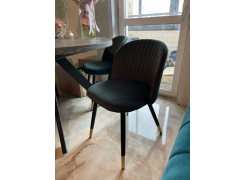 Стул на металлокаркасе Gabi 1 light blue / black фото покупателя 92