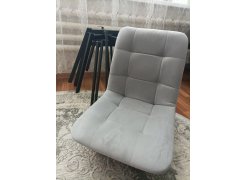 Стул на металлокаркасе Чилли черный фото покупателя 14