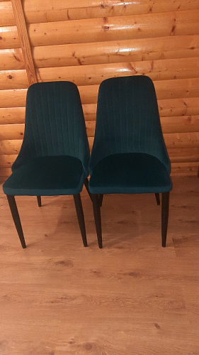 Стул на металлокаркасе Kora black / gray фото покупателя 318