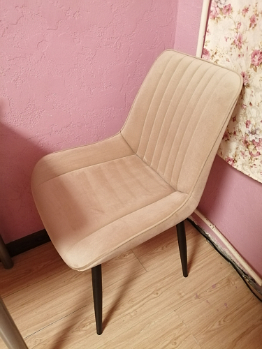 Комплект стульев Вейв 4 шт светло-серый / черный фото покупателя 150