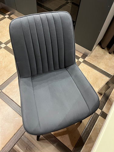 Стул на металлокаркасе Седа 360 К латте (velutto 08) / белый фото покупателя 86