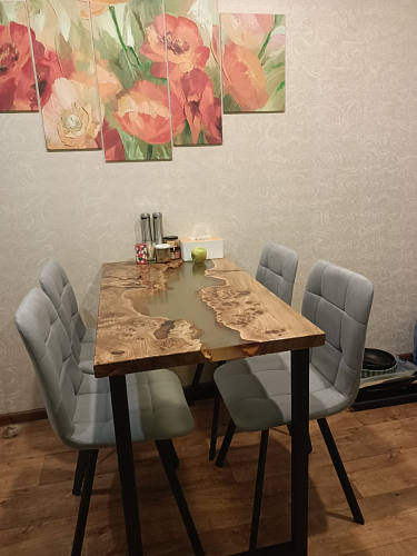 Стул на металлокаркасе Чилли бежевый / белый каркас фото покупателя 1188