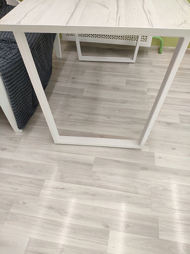 Деревянный стол Лота Лофт 140х80 черный матовый / бетон светлый фото покупателя 370